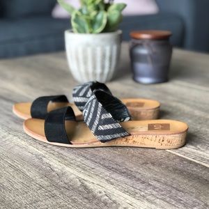Aztec design sandals